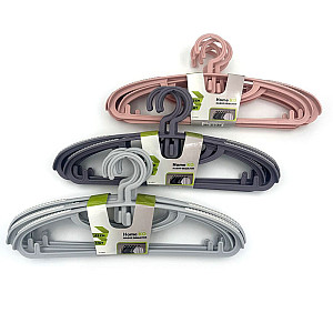 Вешалки HomeKo MU8013 с силиконовыми накладками антискользящие 5 шт