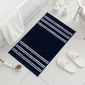 Коврик для ванной Illu xb24123028-1 полоска синий 50*80 см