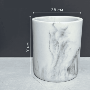Стакан для ванной Illu YC410275-2 Дымчатый мрамор