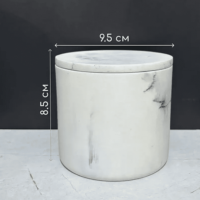 Стакан для ванной Illu YC410275-5 Дымчатый мрамор смола