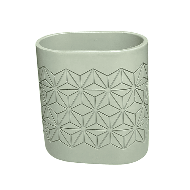 Стакан для ванной Illu YC411866 узор оливковый