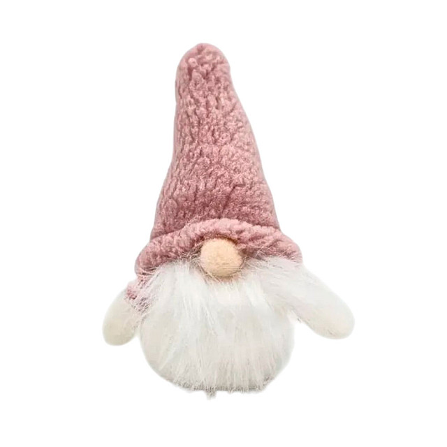 Фигура новогодняя Калядны час Mellow Gnome MU20221728 pink 16 см
