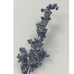 Ветка декоративная Калядны час Icy Blue Berries MU11179 46 см