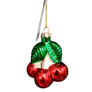 Игрушка елочная Калядны час Cherry YC412124 стекло 7.2 см