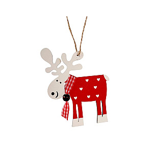 Украшение подвесное Калядны час Deer JH5224 10*9 см