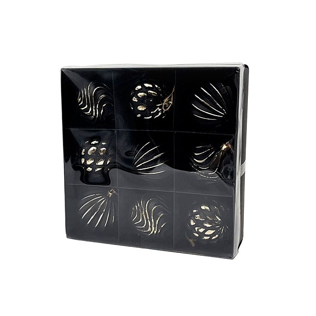 Набор шаров Калядны час Mystic Motive O5224-60 8 см 9 шт