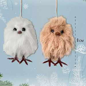 Украшение подвесное Калядны час Fluffy Owl O5312-205 9*5 см
