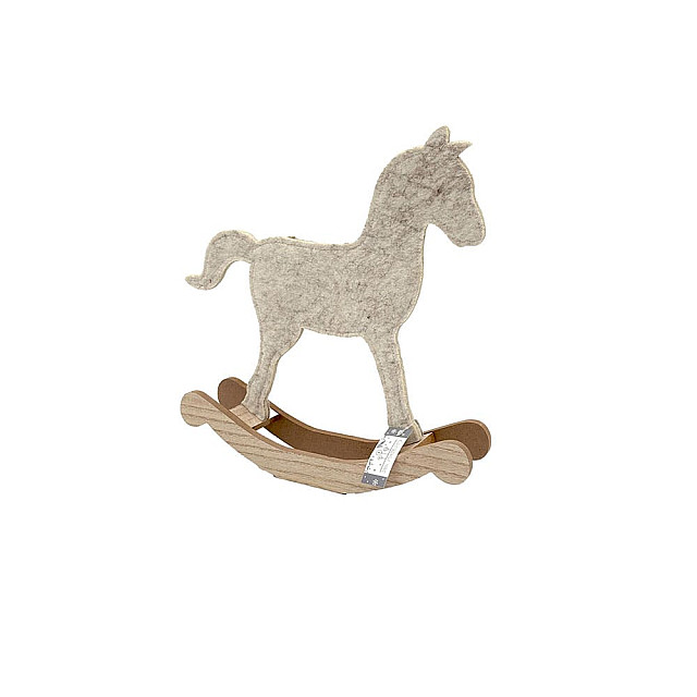 Сувенир новогодний Калядны час Felt Rocking Horse 245149-1 31.5 см