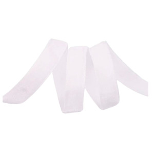 Лента декоративная Калядны час White velvet MULF17 1.5 см 9 м