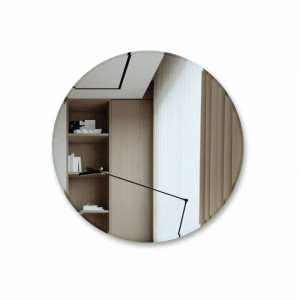 Зеркало Алмаз-Люкс С-015 круглое 4 мм с фацетом 15 мм 75 см