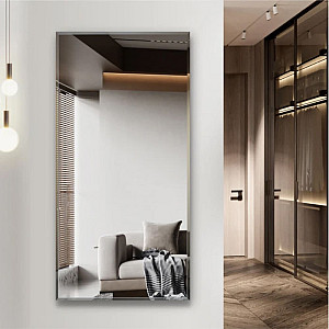 Зеркало Алмаз-Люкс С-029 прямоугольное 4 мм с фацетом 15 мм 120*75 см