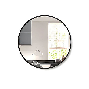 Зеркало Алмаз-Люкс Д-028 со шлифованной кромкой и УФ-печатью черный 50 см