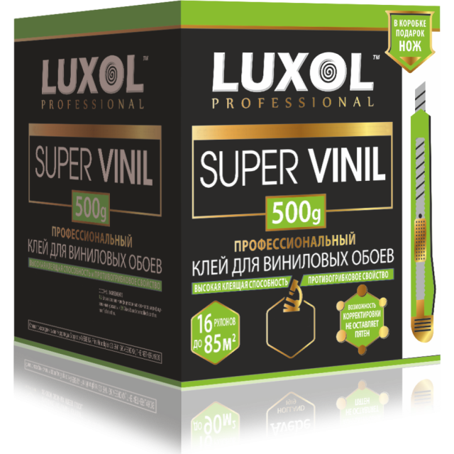 Клей обойный LUXOL SUPER VINIL Professional 500 г