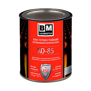Лак BauMaster КО-85 матовый до 250°C 0.4 кг