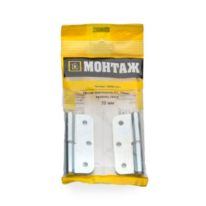 Петля накладная Монтаж 01 BM001441 70 мм правая цинк 2 шт