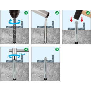 Анкерный болт с гайкой 10*77 мм ЕКТ В0011627