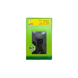 Саморез по гипсокартону 3.5*25 мм ЕКТ BW000028 крупный шаг в коробке с окном 1000 шт