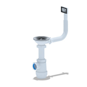 Сифон для мойки бутылочный Ани пласт А0145S 3 1/2