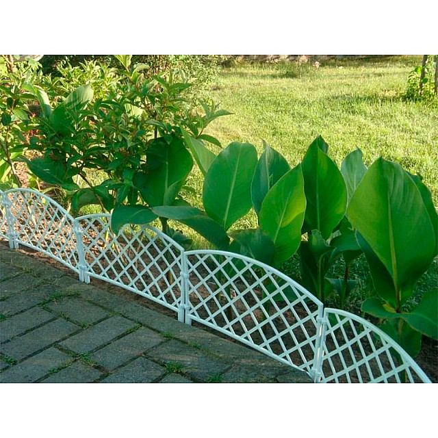 Забор декоративный Гарденпласт Romanika №1 белый