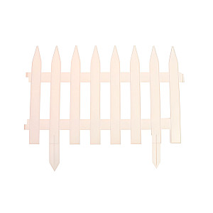 Забор декоративный Гарденпласт Gotika №3 белый