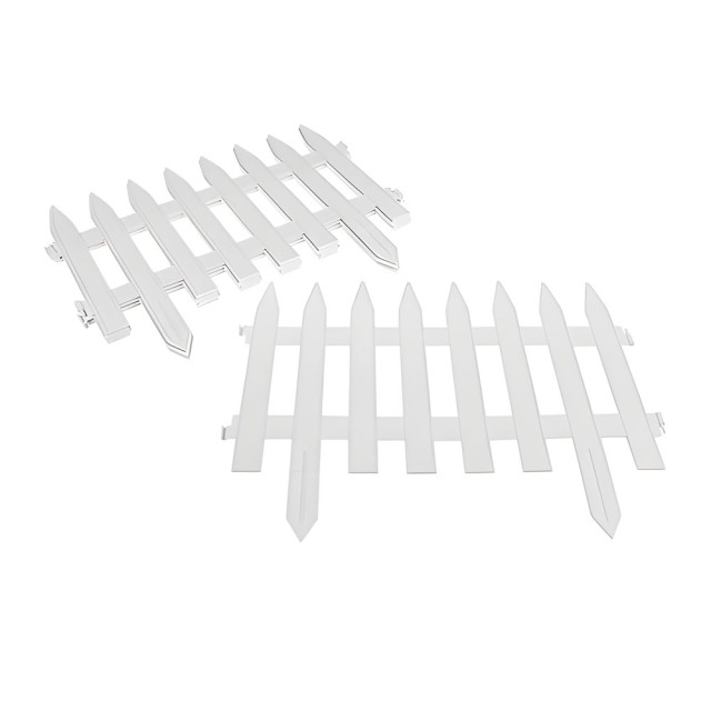 Забор декоративный Гарденпласт Gotika №3 белый