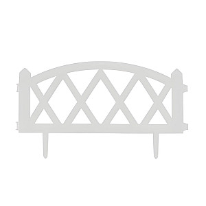 Забор декоративный Гарденпласт Modern №4 белый