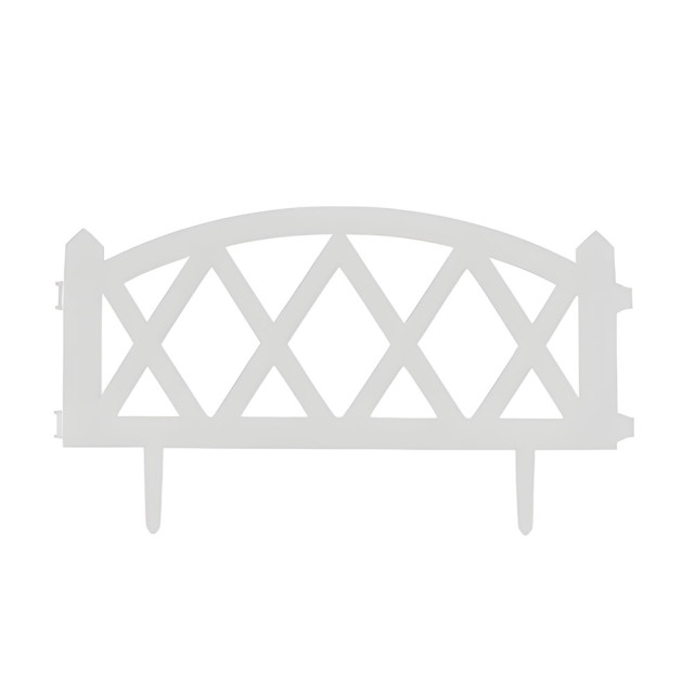 Забор декоративный Гарденпласт Modern №4 белый