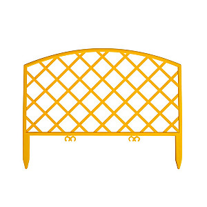 Забор декоративный Гарденпласт Romanika №1 желтый