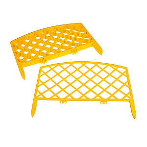 Забор декоративный Гарденпласт Romanika №1 желтый