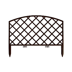 Забор декоративный Гарденпласт Romanika №1 шоколад