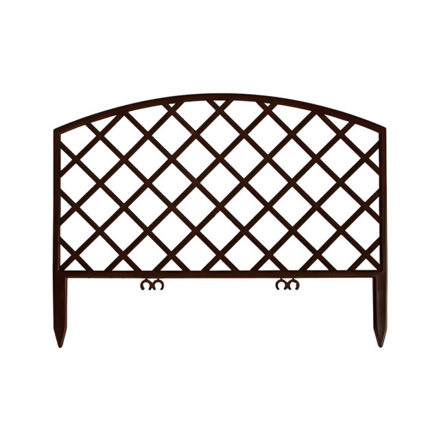 Забор декоративный Гарденпласт Romanika №1 шоколад