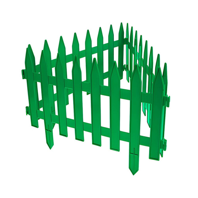 Забор декоративный Гарденпласт Gotika №3 зеленый