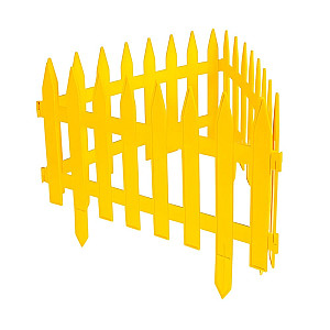 Забор декоративный Гарденпласт Gotika №3 желтый