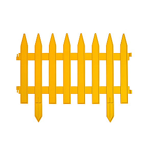 Забор декоративный Гарденпласт Gotika №3 желтый