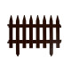 Забор декоративный Гарденпласт Gotika №3 шоколад