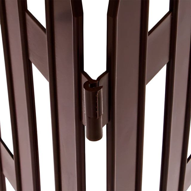 Забор декоративный Гарденпласт Gotika №3 шоколад