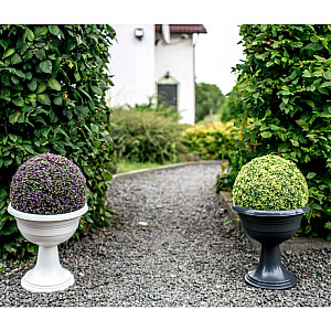 Горшок пластмассовый Гарденпласт Тюльпан графит 300*335 6 л