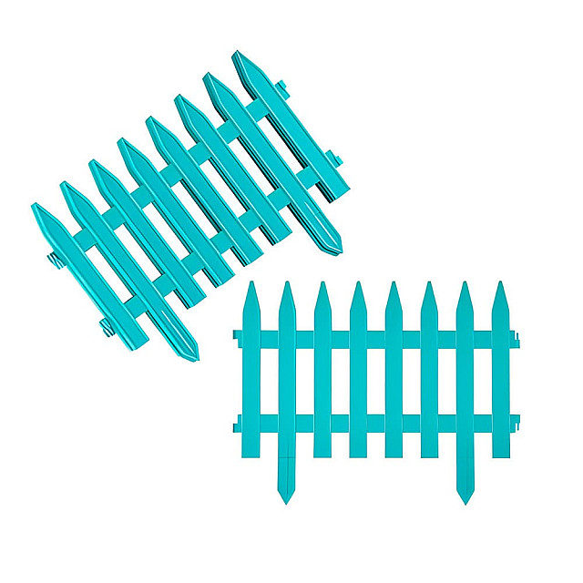 Забор декоративный Гарденпласт Gotika №3 лазурь