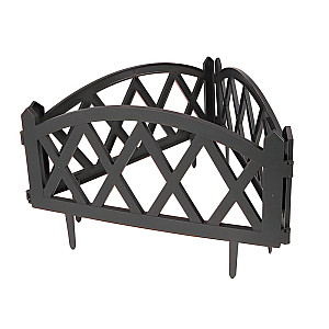 Забор декоративный Гарденпласт Modern №4 графит