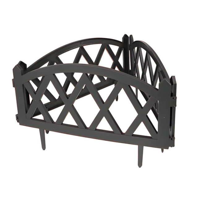 Забор декоративный Гарденпласт Modern №4 графит