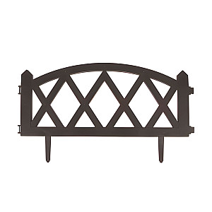 Забор декоративный Гарденпласт Modern №4 графит