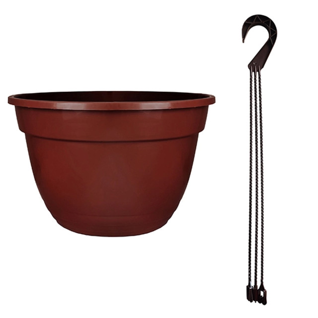 Горшок подвесной Петуния №2 шоколад 250*150 мм 5 л