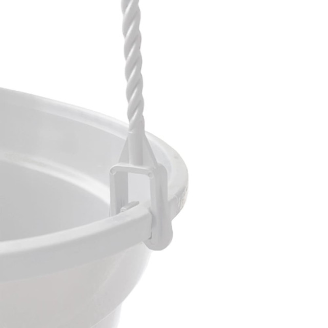 Горшок подвесной Петуния №2 белый 250*150 мм 5 л