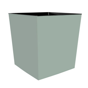 Кашпо для цветов Гарденпласт Рео шалфей со вставкой 240*240*260 мм 12.5 л