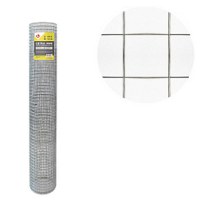 Сетка сварная Lihtar 19*0.8 мм оцинкованная 1*5 м