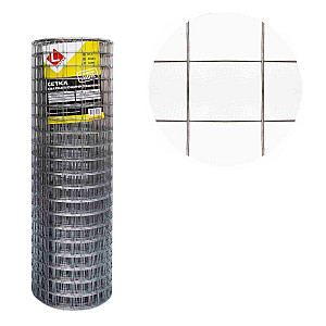 Сетка сварная Lihtar 50*60*1.4 мм оцинкованная 1 м