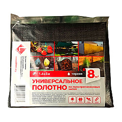 Полотно универсальное Lihtar ПП/ПЭ 1.6*5 м 8 м.кв черное