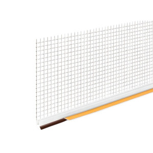 Профиль оконный примыкающий Profigips 6 мм с сеткой 3 м