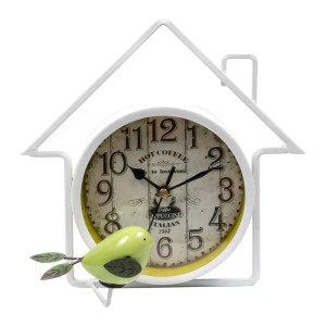 Часы Hot coffee 27426236 настольные в металлическом корпусе 20.5*22.9 см