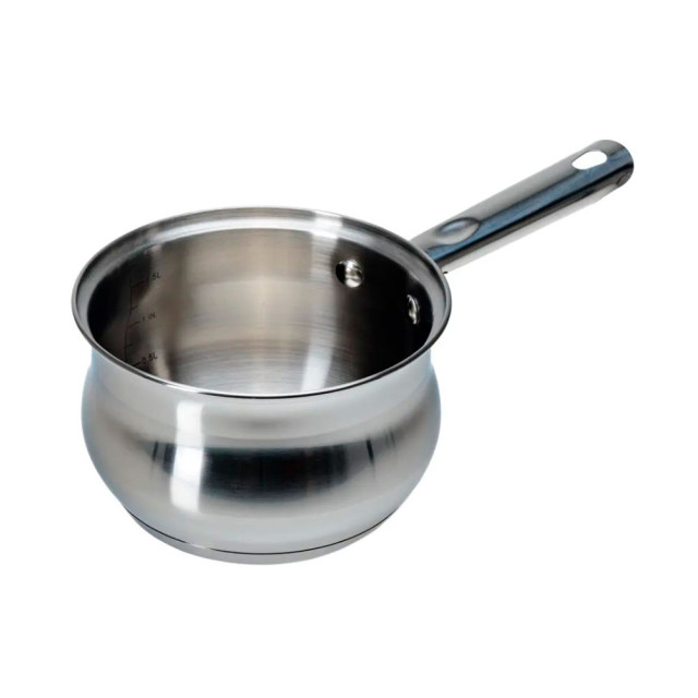 Сотейник Home Line Elisa GS-01606-16SP код 212279 из нержавеющей стали со стеклянной крышкой 2.1 л